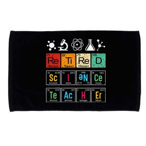 Retired Science Teacher Learning School Retiret Microfiber Hand Towel