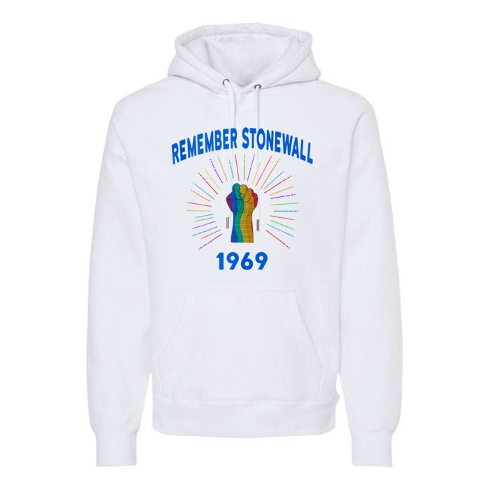 Remember Stonewall The Riot That Started It Premium Hoodie