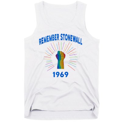 Remember Stonewall The Riot That Started It Tank Top