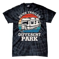 Retro Same Trailer Different Part Funny Camping Tie-Dye T-Shirt