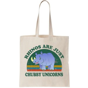 Rhino Save The Rhinos Are Just Chubby Unicorns Tote Bag