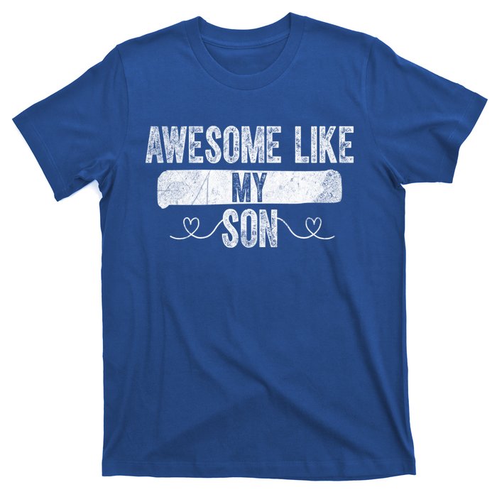 Retro Son To Dad Cool Gift Awesome Like My Son Fathers Day Funny Gift T-Shirt