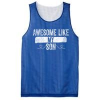 Retro Son To Dad Cool Gift Awesome Like My Son Fathers Day Funny Gift Mesh Reversible Basketball Jersey Tank