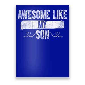 Retro Son To Dad Cool Gift Awesome Like My Son Fathers Day Funny Gift Poster