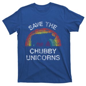 Rainbow Save The Chubby Unicorns Meme Great Gift T-Shirt