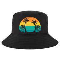 Retro Summer Tropical Beach Cool Comfort Performance Bucket Hat