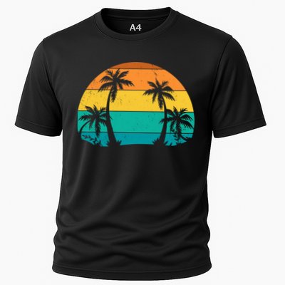 Retro Summer Tropical Beach Performance Shirt