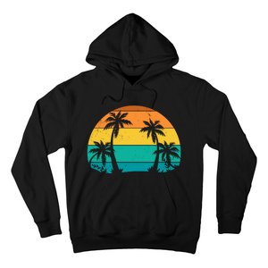 Retro Summer Tropical Beach Hoodie