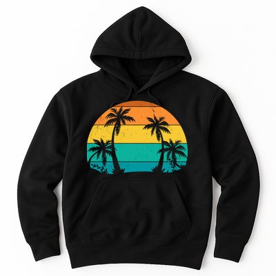 Retro Summer Tropical Beach Hoodie