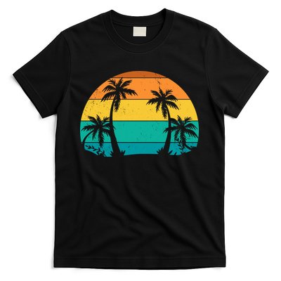 Retro Summer Tropical Beach T-Shirt