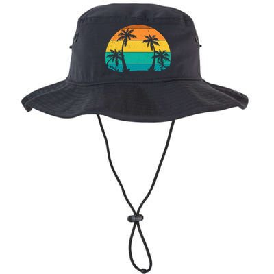 Retro Summer Tropical Beach Bucket Hat