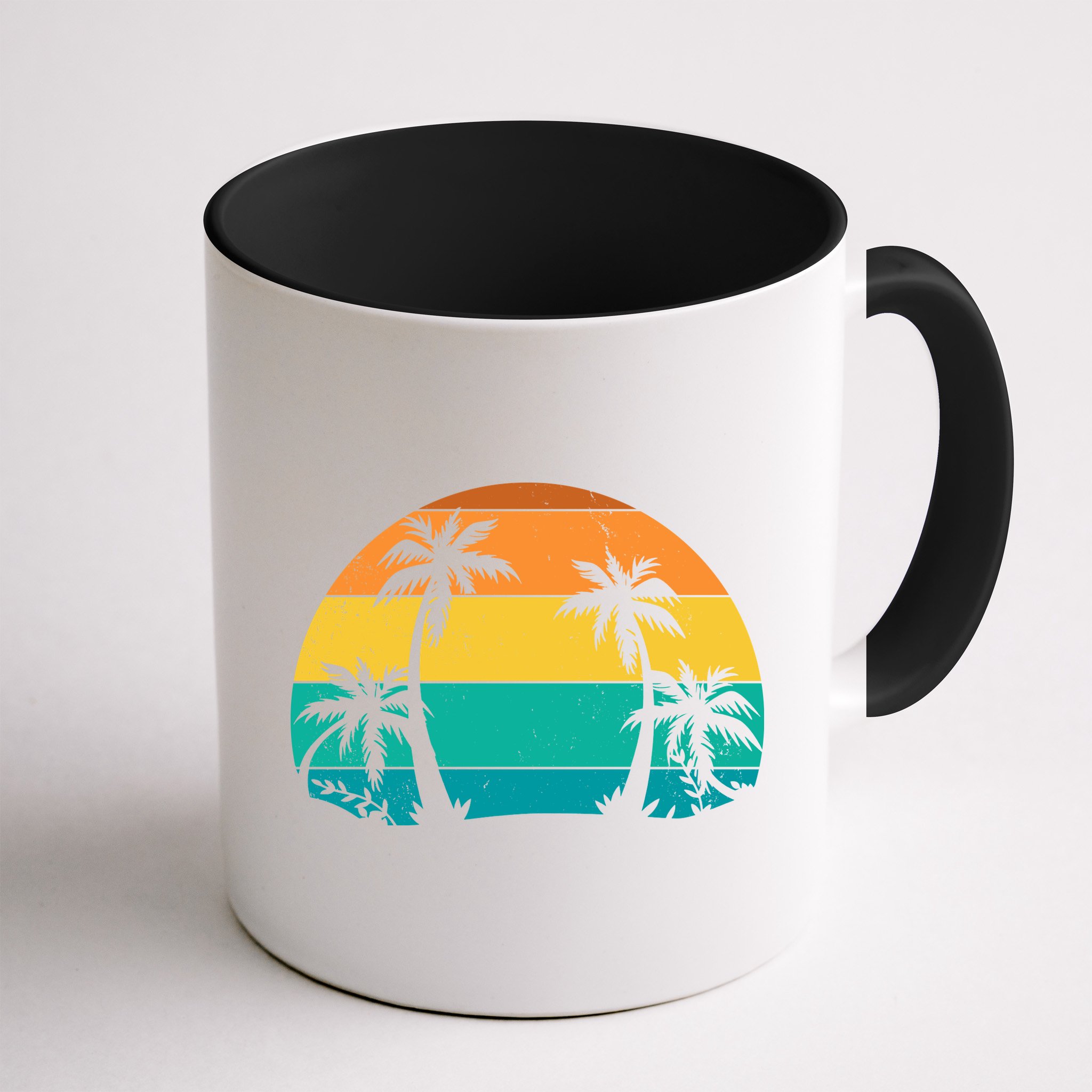 Retro Summer Tropical Beach Mug