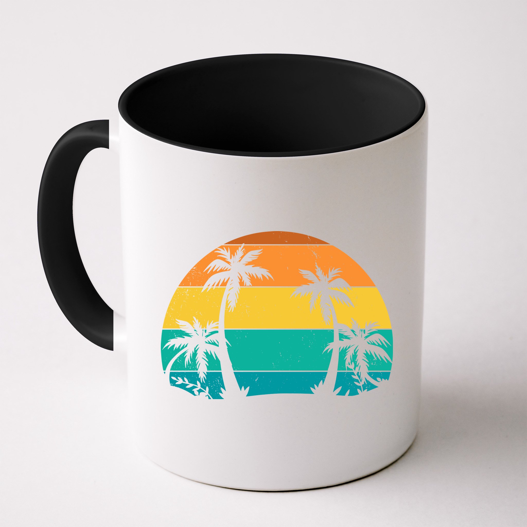 Retro Summer Tropical Beach Mug