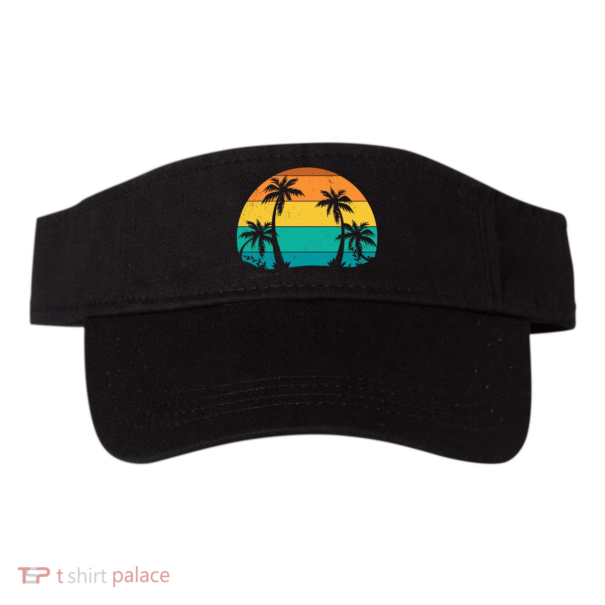 Retro Summer Tropical Beach Visor