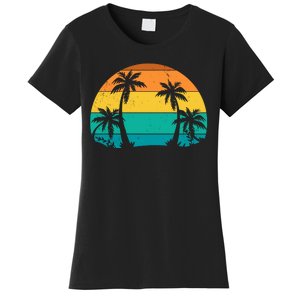 Retro Summer Tropical Beach Women's T-Shirt