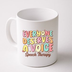 Retro Speech Therapy Speech Language Pathologist Therapist Coffee Mug