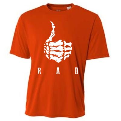 Rad Skeleton Thumb Cool Gag Radiography Lovers Gift Cooling Performance Crew T-Shirt