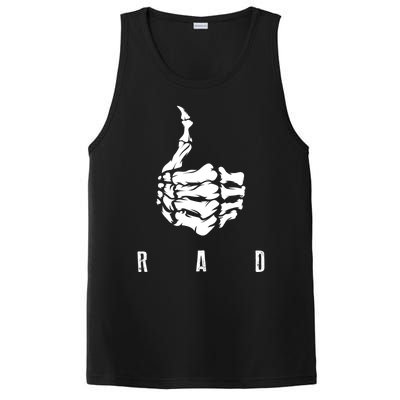 Rad Skeleton Thumb Cool Gag Radiography Lovers Gift PosiCharge Competitor Tank