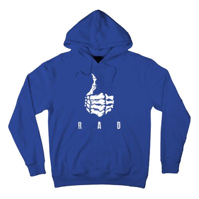 Rad Skeleton Thumb Cool Gag Radiography Lovers Gift Hoodie