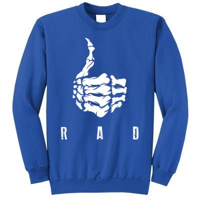 Rad Skeleton Thumb Cool Gag Radiography Lovers Gift Sweatshirt