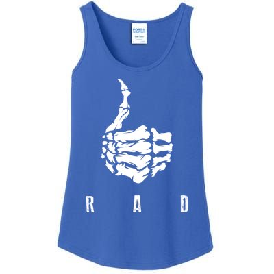 Rad Skeleton Thumb Cool Gag Radiography Lovers Gift Ladies Essential Tank