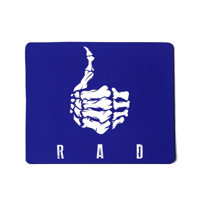 Rad Skeleton Thumb Cool Gag Radiography Lovers Gift Mousepad