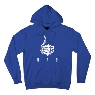 Rad Skeleton Thumb Cool Gag Radiography Lovers Gift Tall Hoodie