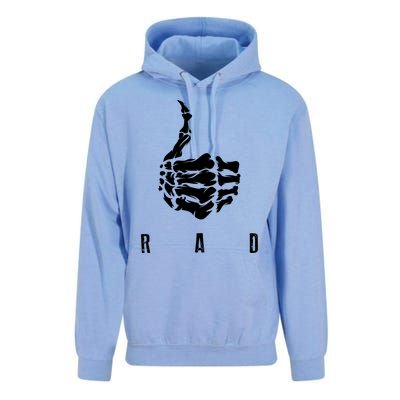 Rad Skeleton Thumb Cool Gag Radiography Lovers Gift Unisex Surf Hoodie