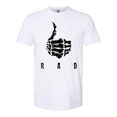 Rad Skeleton Thumb Cool Gag Radiography Lovers Gift Softstyle CVC T-Shirt