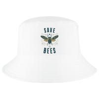 Retro Save The Bees Apiary Bee Beekeeper Earth Day Cool Comfort Performance Bucket Hat