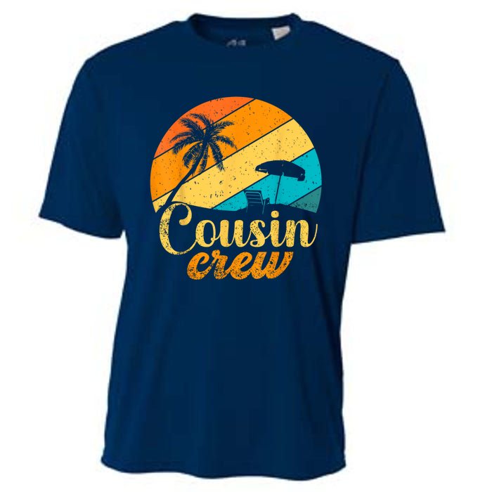 Retro Summer Tee Family Vacation Vintage Beach Cousin Crew Cooling Performance Crew T-Shirt