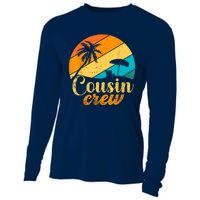 Retro Summer Tee Family Vacation Vintage Beach Cousin Crew Cooling Performance Long Sleeve Crew