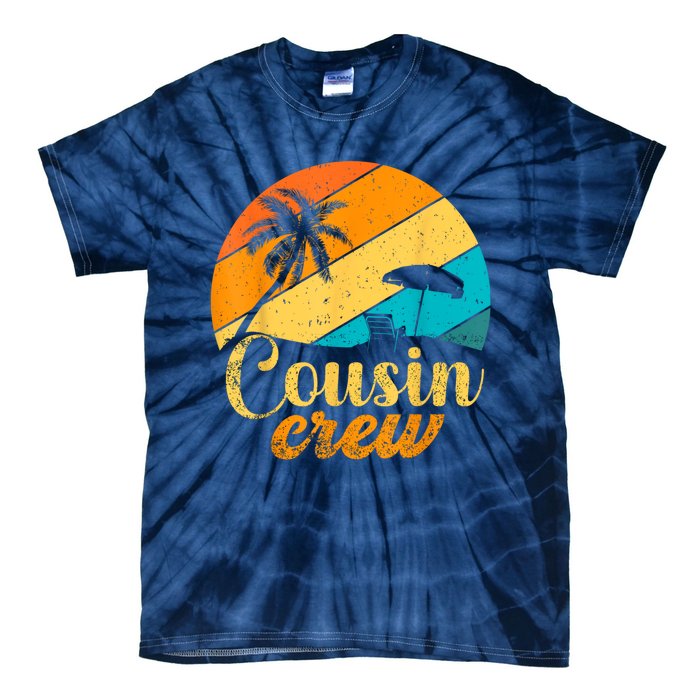 Retro Summer Tee Family Vacation Vintage Beach Cousin Crew Tie-Dye T-Shirt