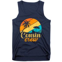 Retro Summer Tee Family Vacation Vintage Beach Cousin Crew Tank Top