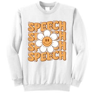 Retro Speech Therapy Speech Language Pathologist Therapist Sweatshirt