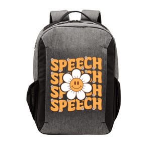 Retro Speech Therapy Speech Language Pathologist Therapist Vector Backpack