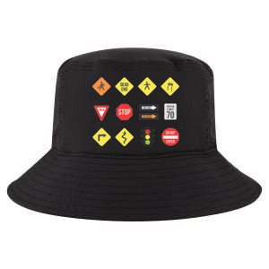 Road Signs Traffic Signs Driving School Sign Examination Cool Comfort Performance Bucket Hat