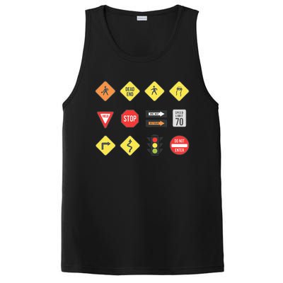 Road Signs Traffic Signs Driving School Sign Examination PosiCharge Competitor Tank