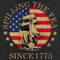 Retro Spilling The Tea Since 1773 4th Of July Gift Cool Comfort Performance Bucket Hat