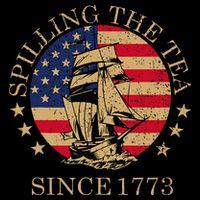 Retro Spilling The Tea Since 1773 4th Of July Gift Cooling Performance Crew T-Shirt