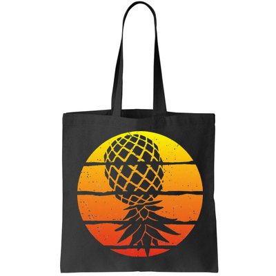 Retro Sunset Upside Down Pineapple Swinger Bag