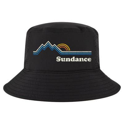 Retro Sundance Utah Ut T Vintage Sunrise Mountains Cool Comfort Performance Bucket Hat