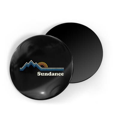 Retro Sundance Utah Ut T Vintage Sunrise Mountains Magnet