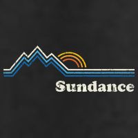 Retro Sundance Utah Ut T Vintage Sunrise Mountains Golf Towel