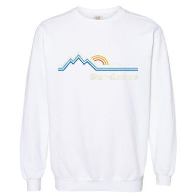 Retro Sundance Utah Ut T Vintage Sunrise Mountains Garment-Dyed Sweatshirt