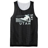 Retro Ski Utah Long Sleeve Vintage Snow Ski Mesh Reversible Basketball Jersey Tank