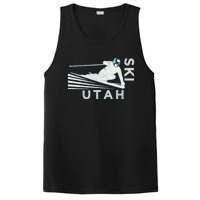 Retro Ski Utah Long Sleeve Vintage Snow Ski PosiCharge Competitor Tank