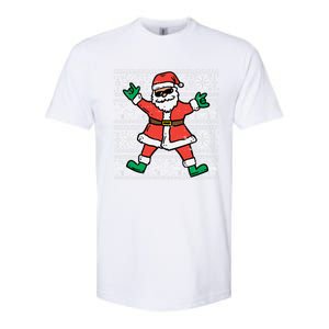 Rocker Santa Ugly Xmas Sweater Funny Christmas Rock Gift Softstyle CVC T-Shirt