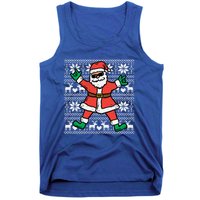 Rocker Santa Ugly Xmas Sweater Funny Christmas Rock Gift Great Gift Tank Top