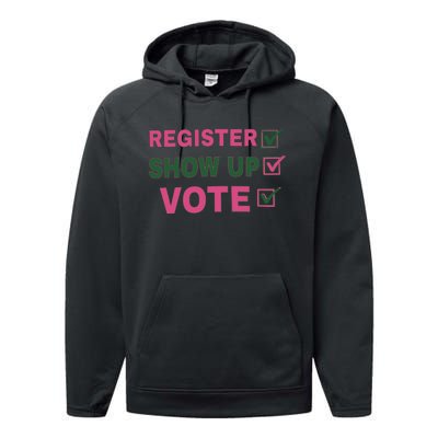 Register Show Up Vote Performance Fleece Hoodie